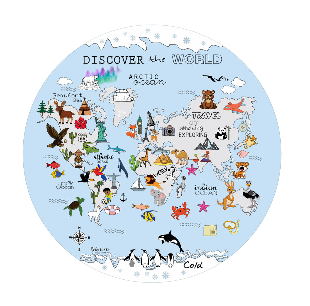 Discover the World Play mat