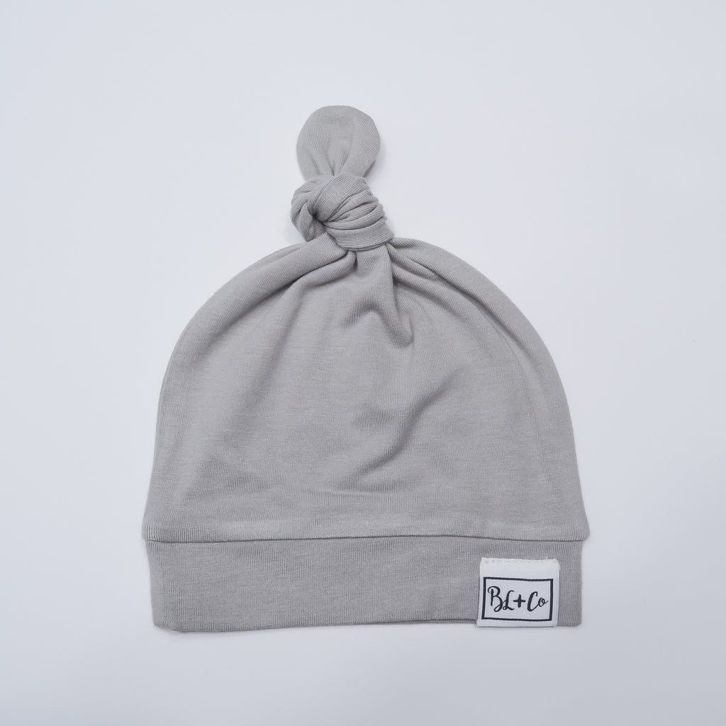 Light Grey - Knot Hat