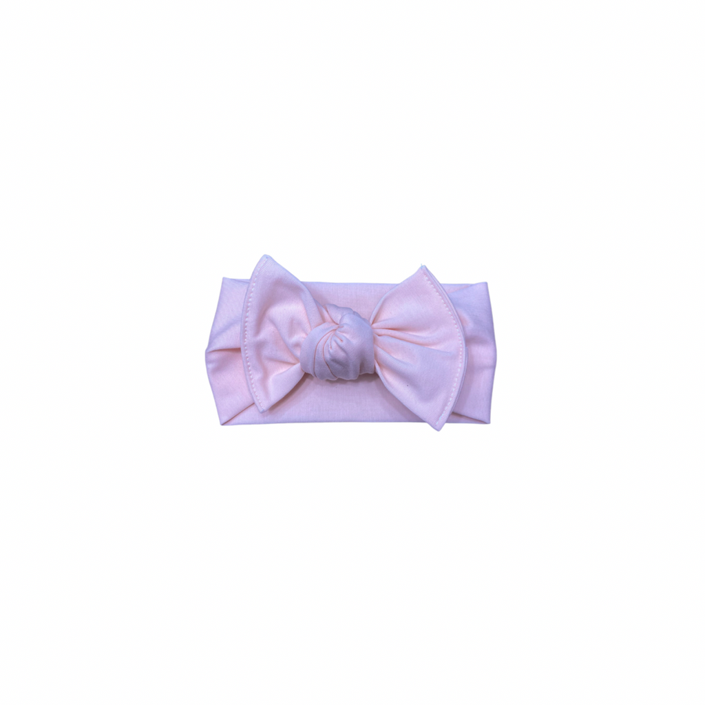 Light Pink Bow Headband